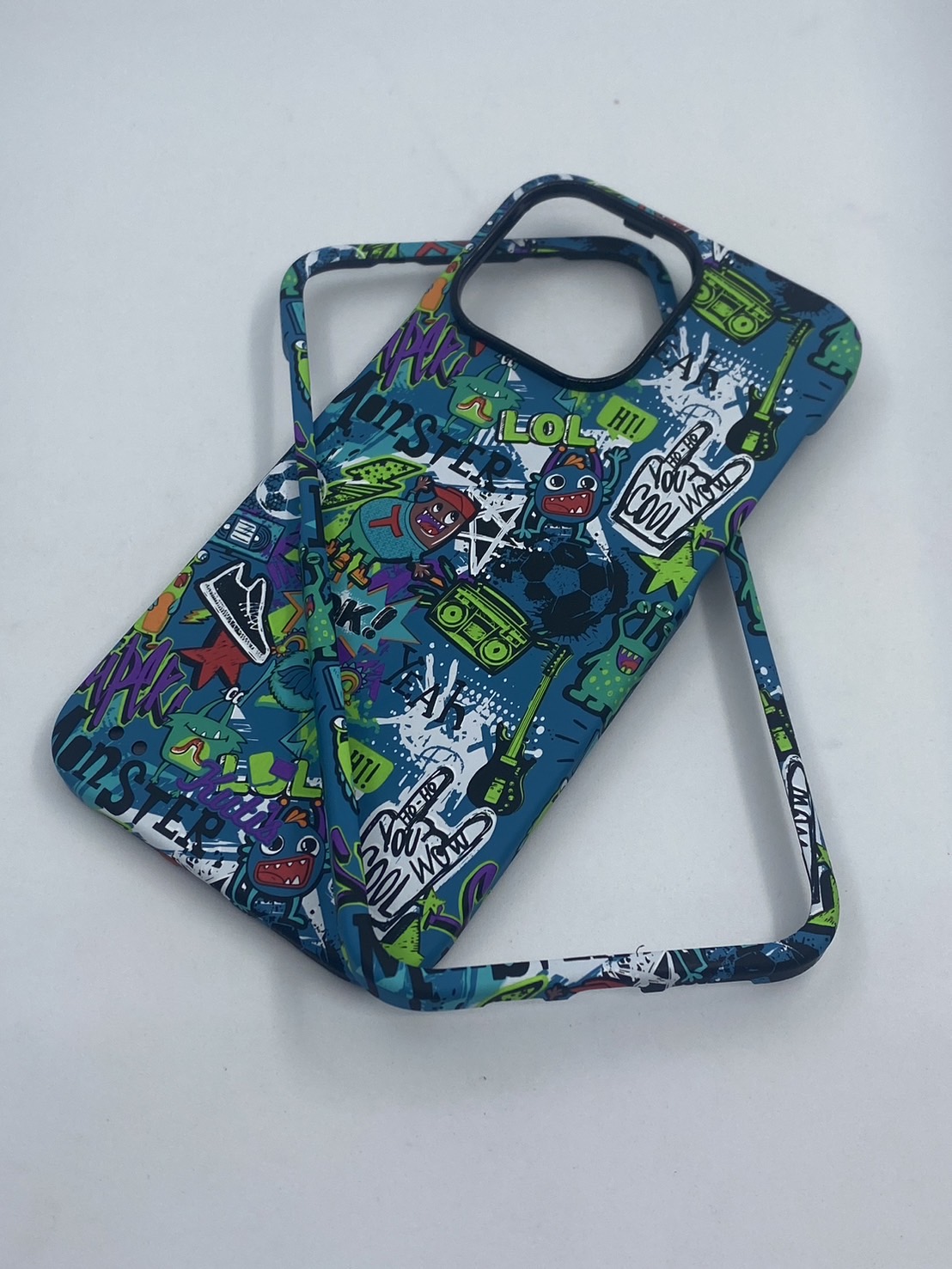 เคสคูทิส(Kutis)เคสไอโฟน15PROMAX(ลายMONSTER)มาใหม่ เคสประกบหน้า-หลัง เคสเรืองแสง เคสลายวินเทจ ร้านSuperhero Klongthom