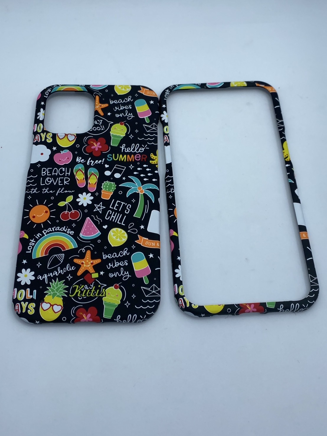 เคสคูทิส(Kutis)เคสไอโฟน12PROMAX(ลายHello Summer)มาใหม่ เคสประกบหน้า-หลัง เคสเรืองแสง เคสลายวินเทจ ร้านSuperhero Klongthom