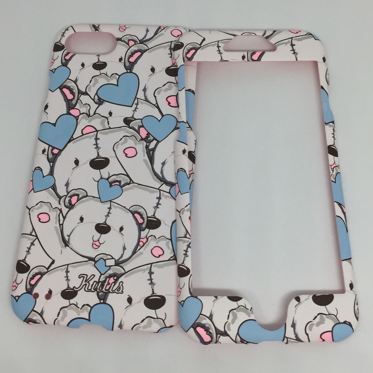 เคสคูทิส (Kutis) ไอโฟน7,8(ลายหมีหัวใจสีขาว)