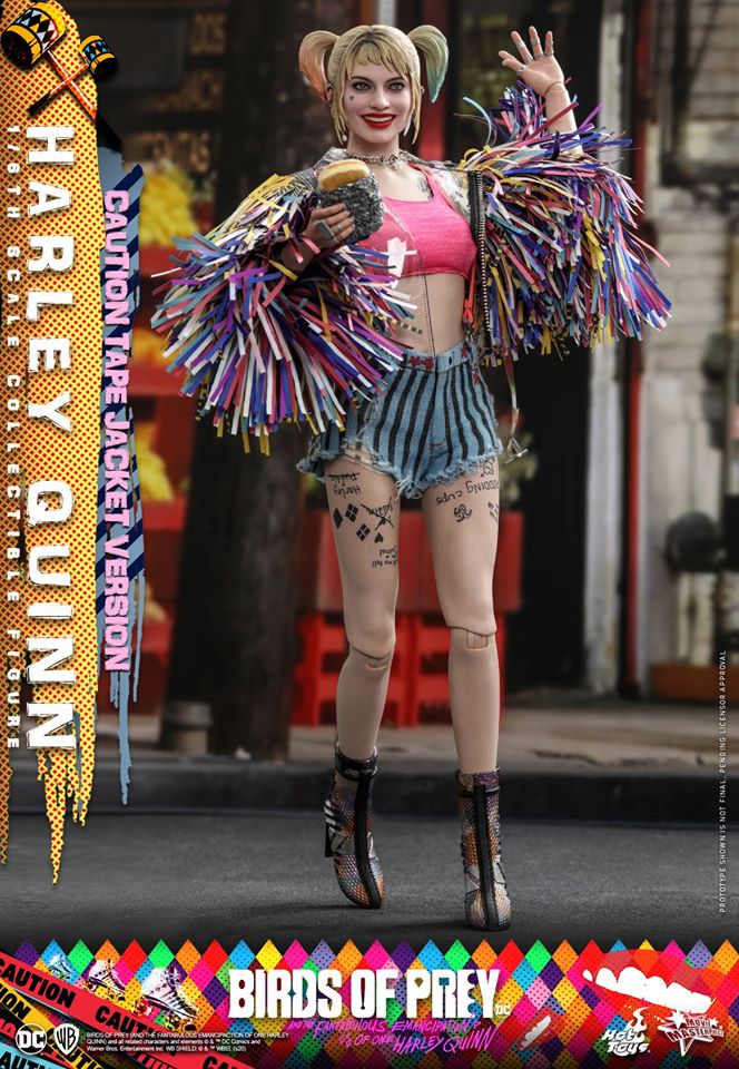 Hot Toys MMS566 Birds of Prey - Harley Quinn (Caution Tape Jacket Version)