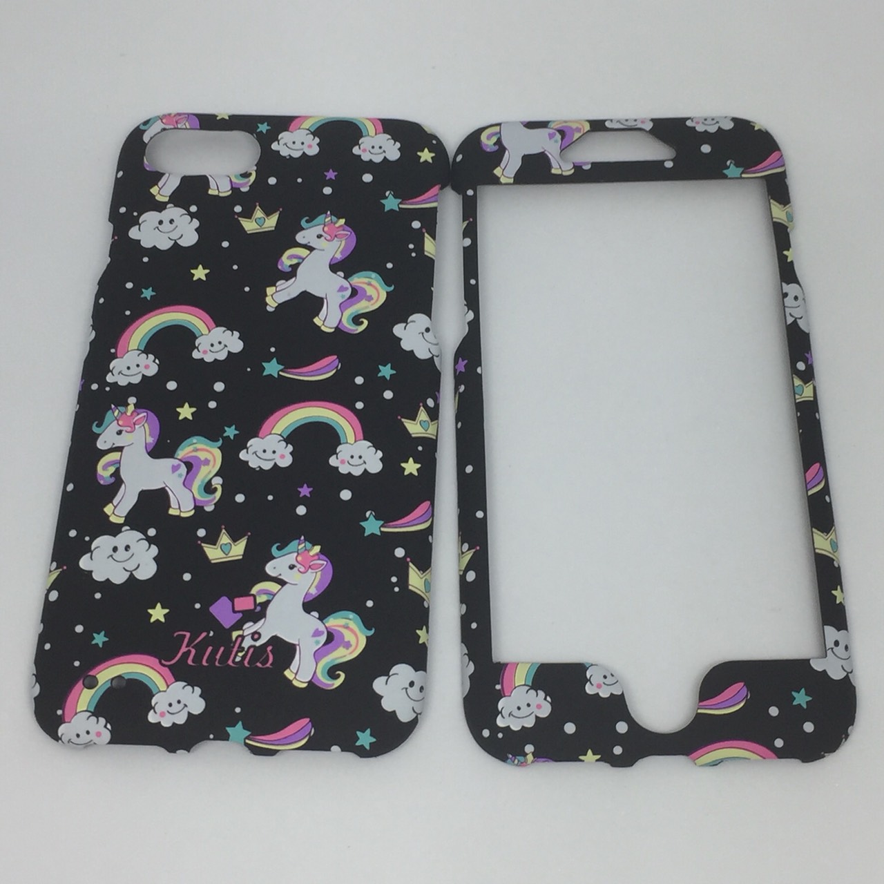 เคสคูทิส (Kutis) ไอโฟน7,8 (ลายม้าโพนี่สีดำ)มาใหม่