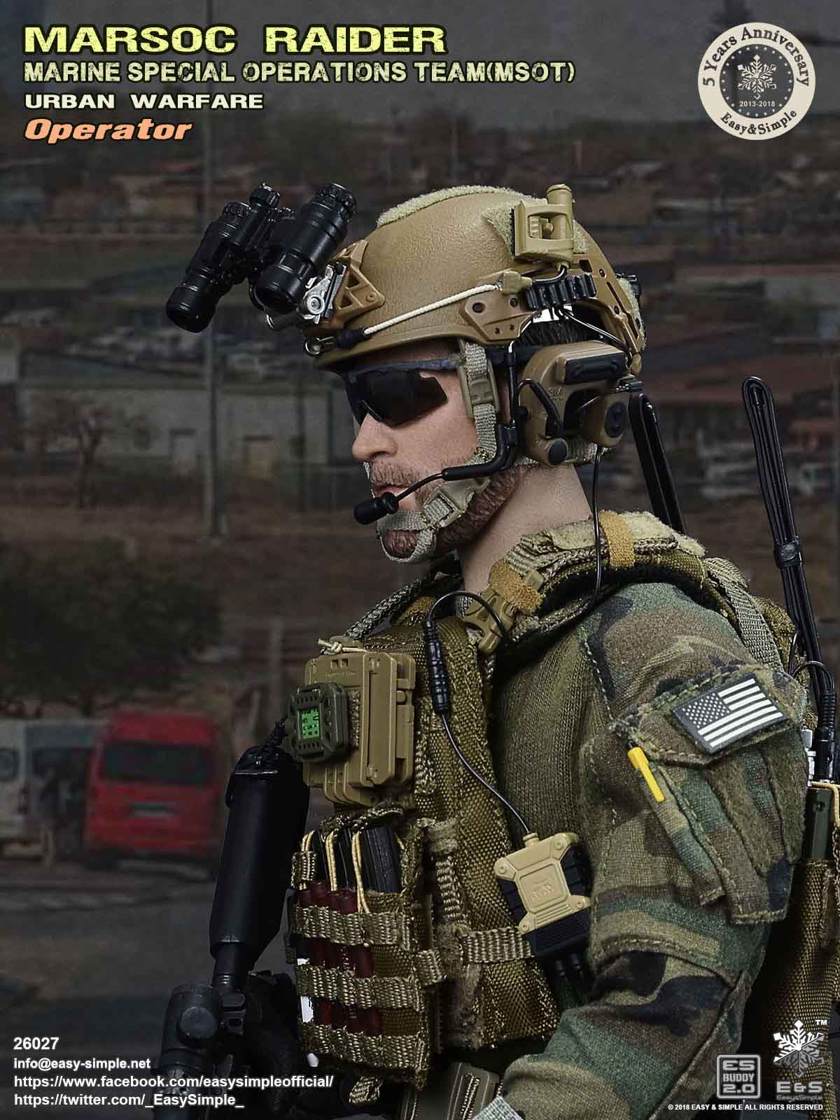 Easy&Simple 26027 MARSOC Raider Urban Warfare Operator (5 Years Anniversary)