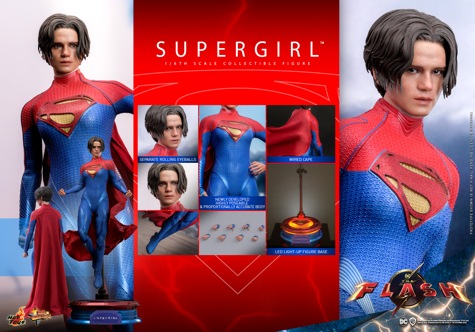 Hot Toys MMS715 1/6 The Flash - Supergirl