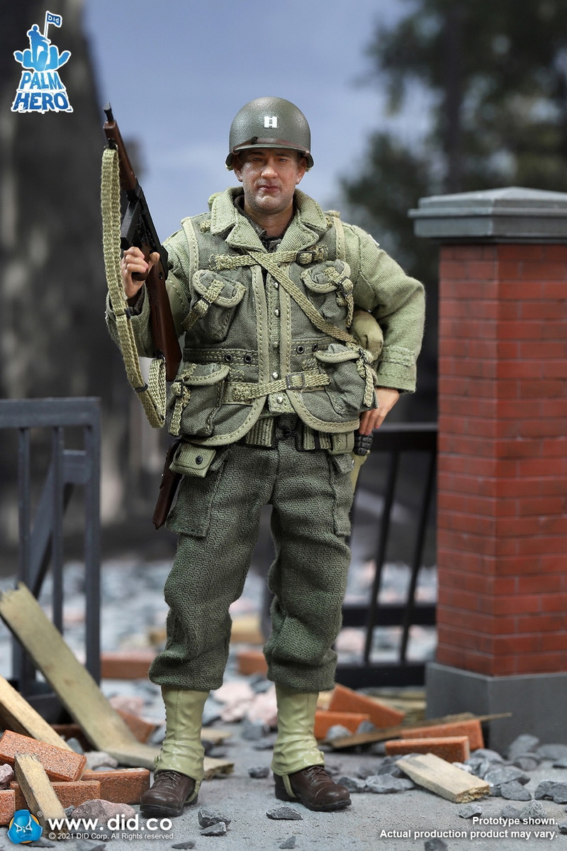 DID XA80010 1/12 Palm Hero Series WWII US 2nd Ranger Battalion Series 1 - Captain Miller
