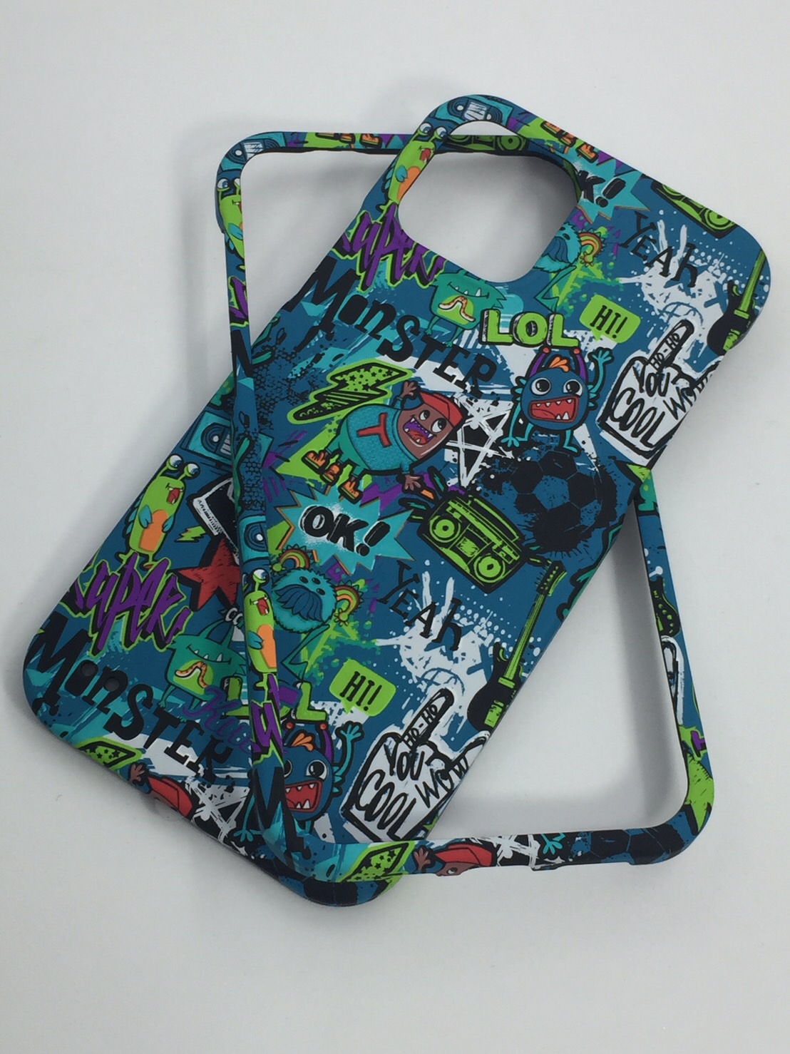 เคสคูทิส(Kutis)เคสไอโฟน12/12PRO(ลายMonster)มาใหม่ เคสประกบหน้า-หลัง เคสเรืองแสง เคสลายวินเทจ ร้านSuperhero Klongthom