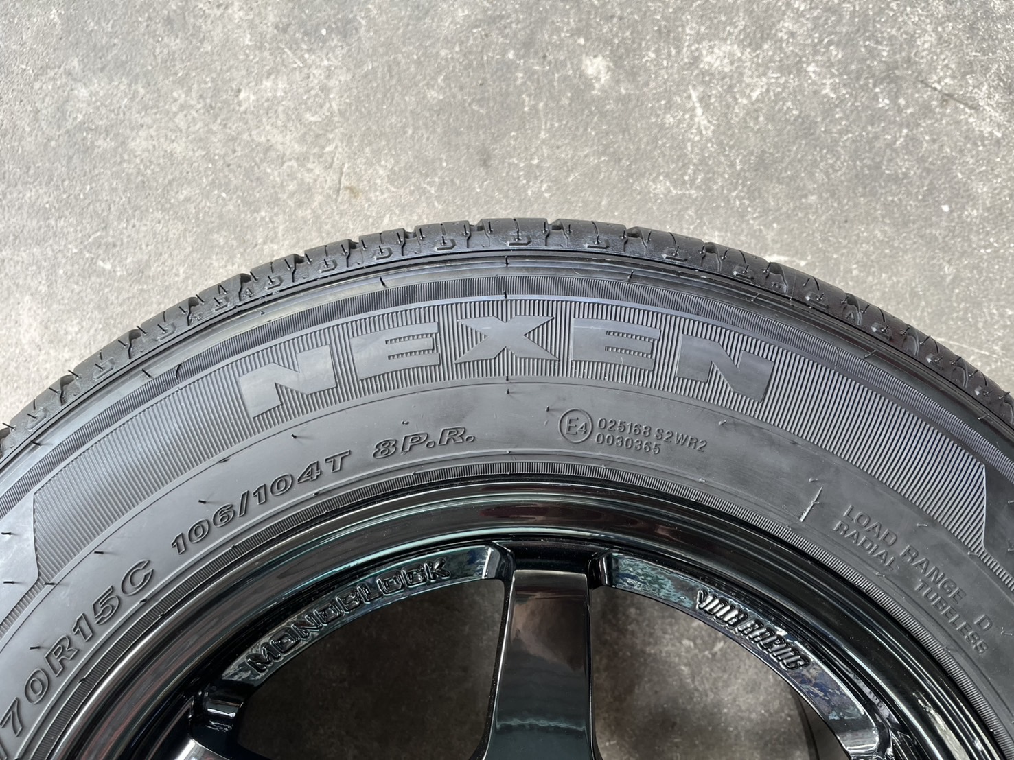 ✨ล้อแม็ก 6รู139✨TE37 DRIFT ขอบ 15 สีดำ พร้อมยาง 205-70-15 NEXEN♨️ปี 24♨️