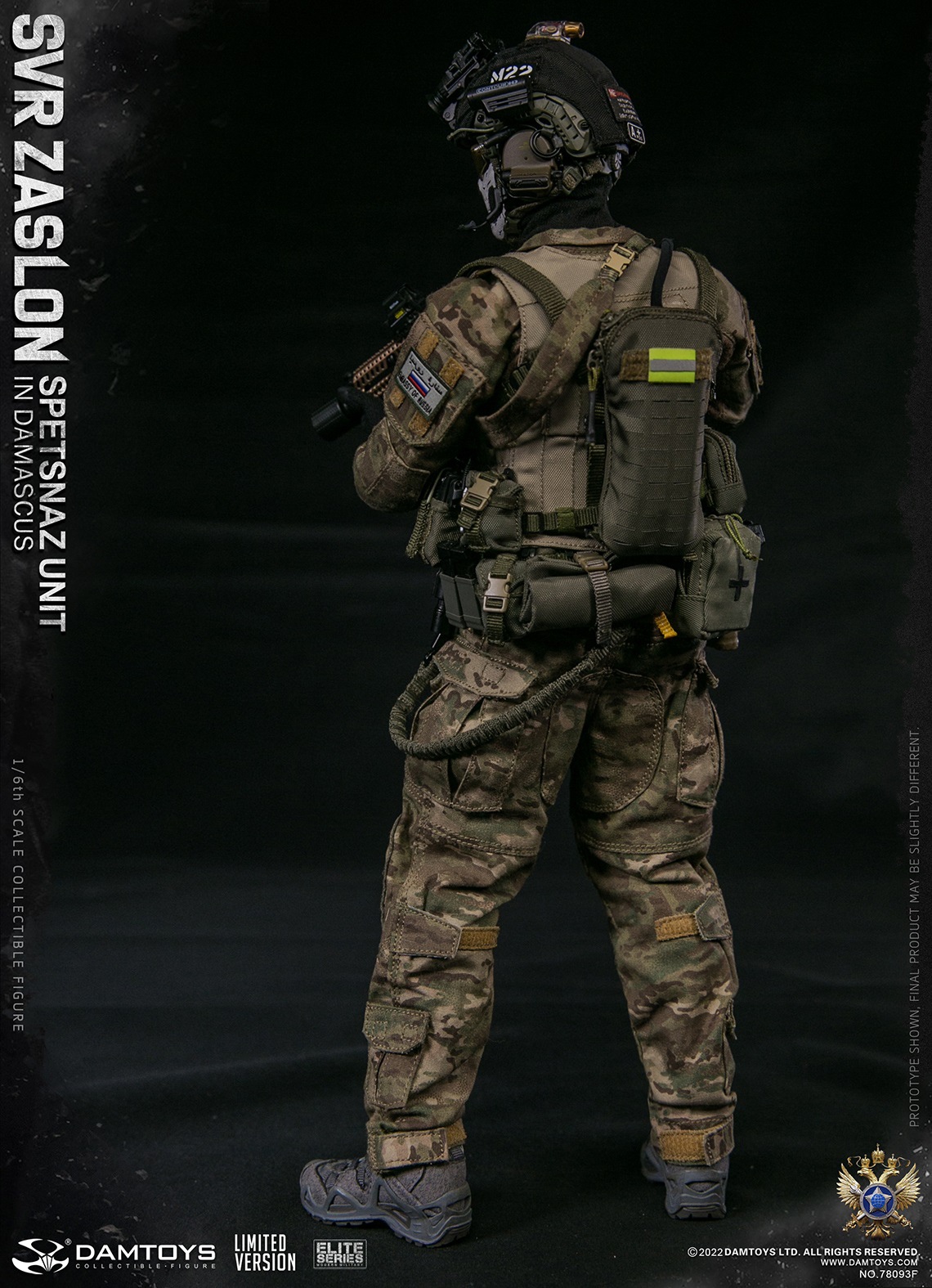 DAMTOYS 78093F 1/6 SVR ZASLON SPETSNAZ UNIT IN DAMASCUS (LIMITED VERSION)