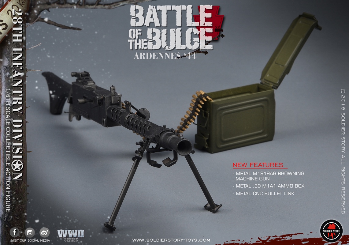 Soldier Story SS-111 WWII Series 28th Infantry Division 1/6 Battle of the Bulge - Ardennes '44