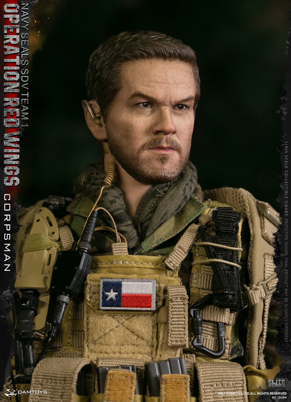 DAMTOYS 78084 1/6 Operation Red Wings: Navy Seals SDV Team 1 - Corpsman