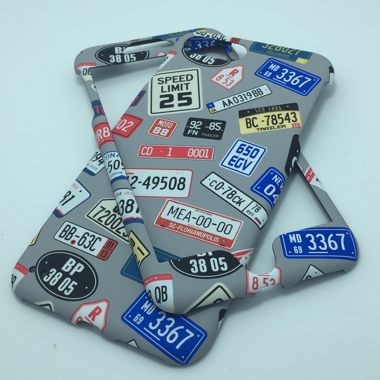 เคสคูทิส(Kutis)เคสไอโฟน7พลัส,8พลัส(ลายป้ายทะเบียน)มาใหม่ เคสประกบหน้า-หลัง เคสเรืองแสง เคสลายวินเทจ ร้านSuperhero Klongthom