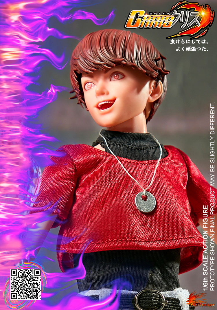 Hot Heart FD012B 1/6 Singer of the Hell Band - Chris (Awakening Version Red)