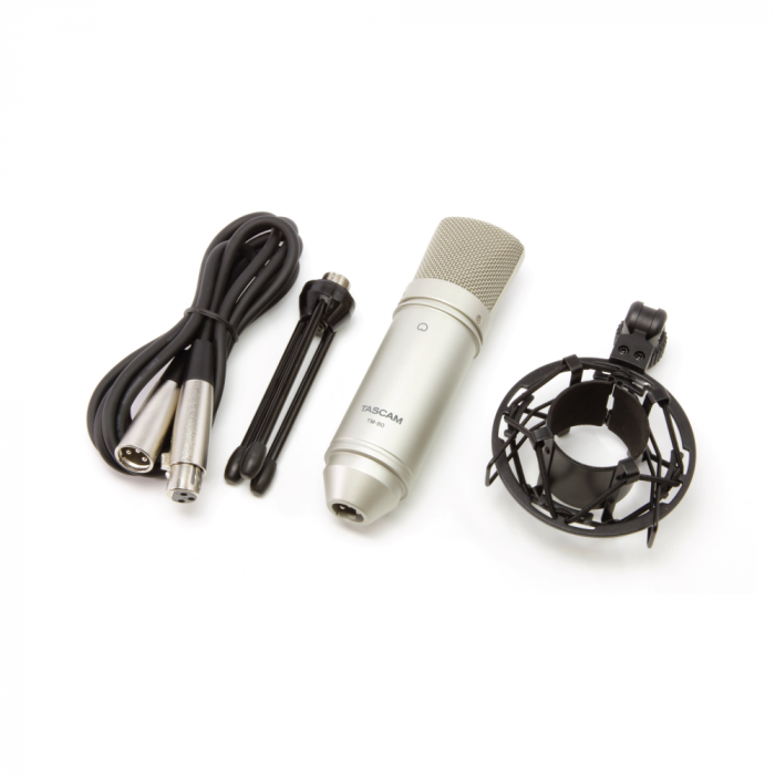 Tascam TM-80 ไมโครโฟนคอนเดนเซอร์ที่ออกแบบและสำหรับบันทึกเสียงคุณภาพ