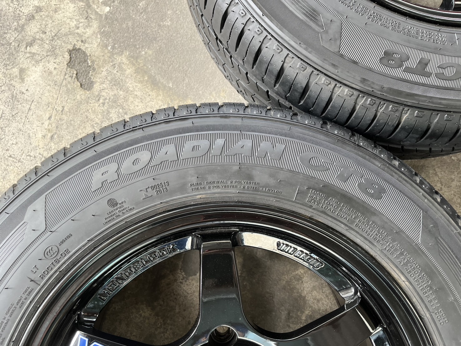 ✨ล้อแม็ก 6รู139✨TE37 DRIFT ขอบ 15 สีดำ พร้อมยาง 205-70-15 NEXEN♨️ปี 24♨️