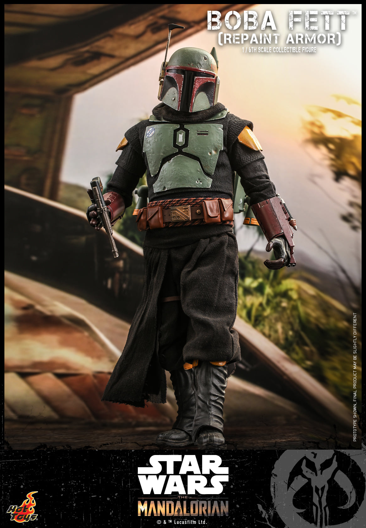 Hot Toys TMS055B 1/6 Star Wars: The Mandalorian™ - Boba Fett (Repaint Armor) Special Bonus