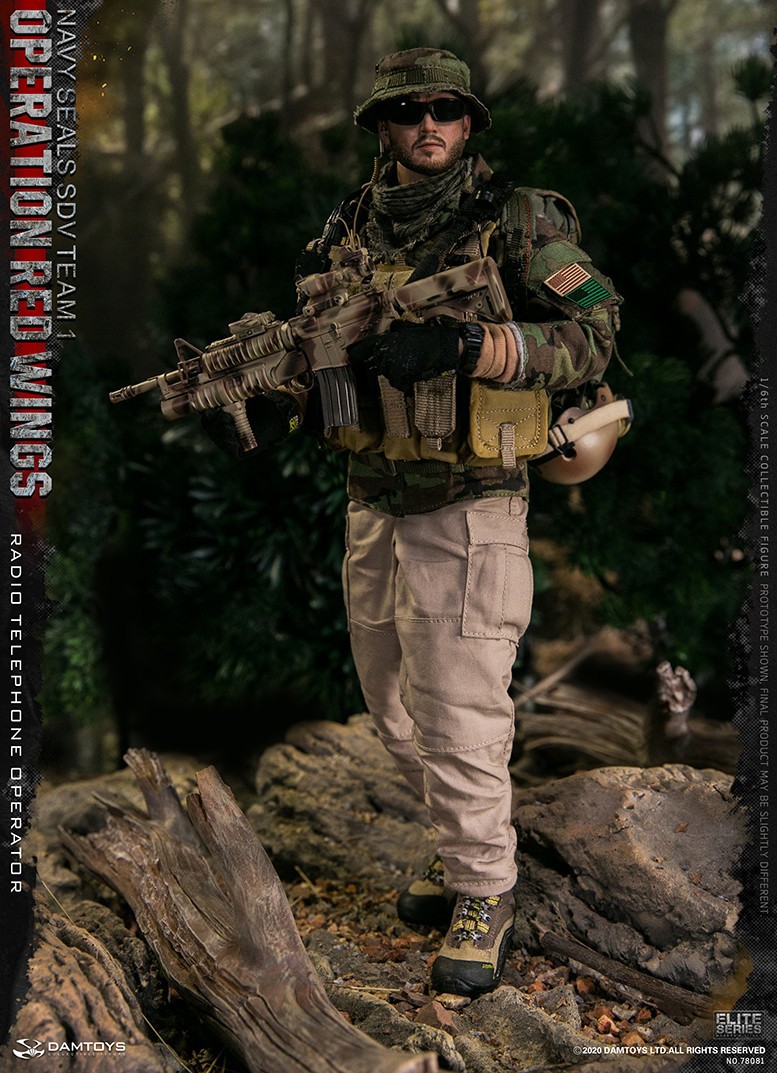 DAMTOYS 78081 1/6 NAVY SEALS SDV TEAM 1 RADIO TELEPHONE OPERATOR - OPERATION RED WINGS