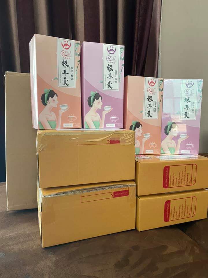 ซุปเห็ดหูหนูขาว tremella soup บำรุงสุขภาพ