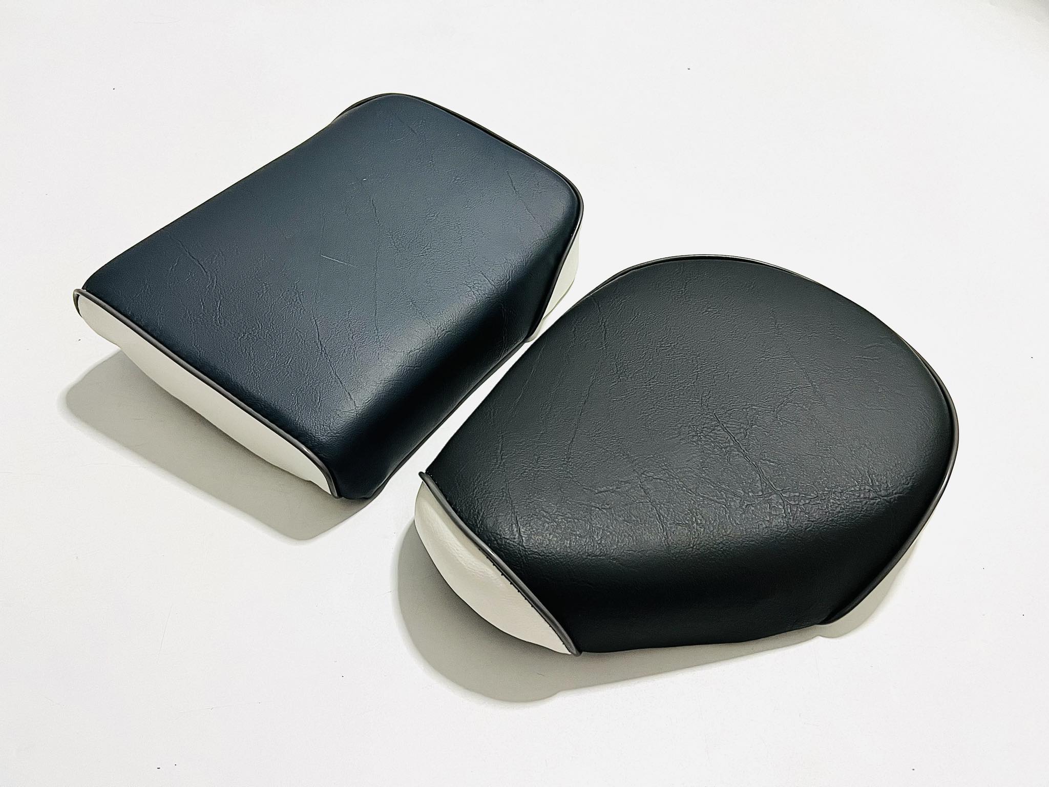 เบาะ 2 ตอน C70 รุ่นถังแยก สีดำ/ครีม/น้ำตาล/เทาขาว แจ้งสีในข้อความ C