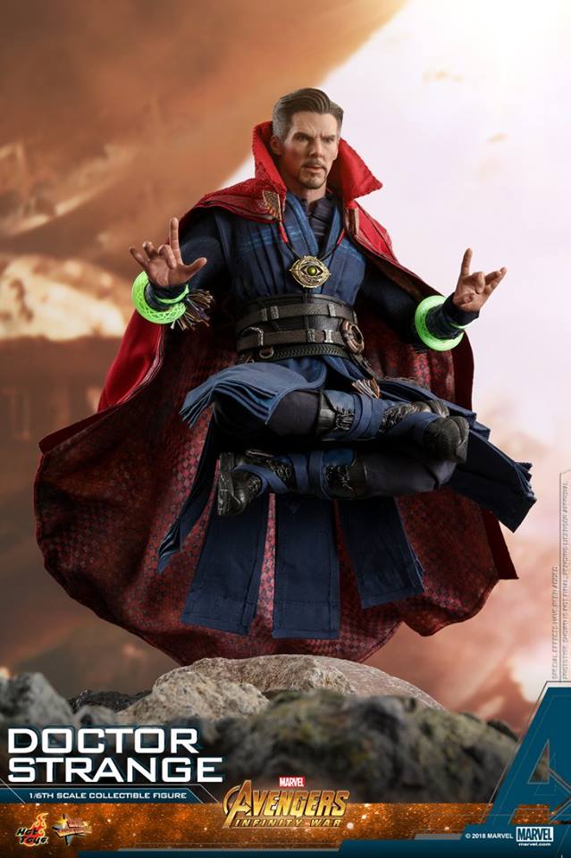 Hot Toys MMS484 AVENGERS INFINITY WAR - DOCTOR STRANGE + DJ-CUSTOM AS001 1/6 THE IMAGES OF IKKON