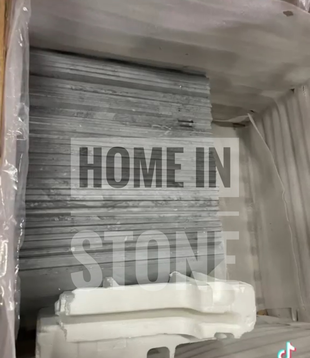 หินปูขอบสระว่ายน้ำ white Cloudy 30x60cm