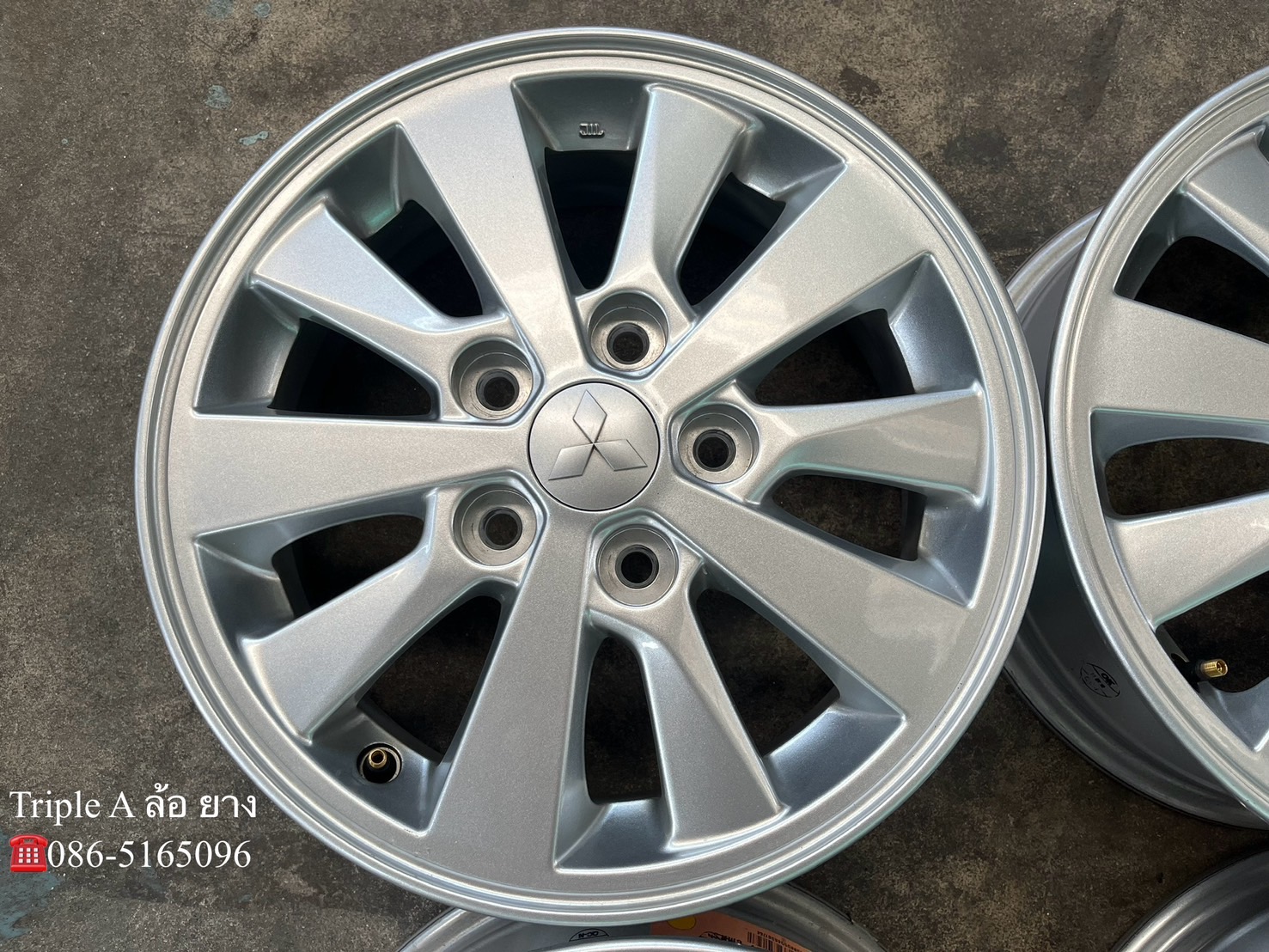 ✨ล้อแม็ก 5รู114✨Mitsu ขอบ 15💖สภาพสวย💖