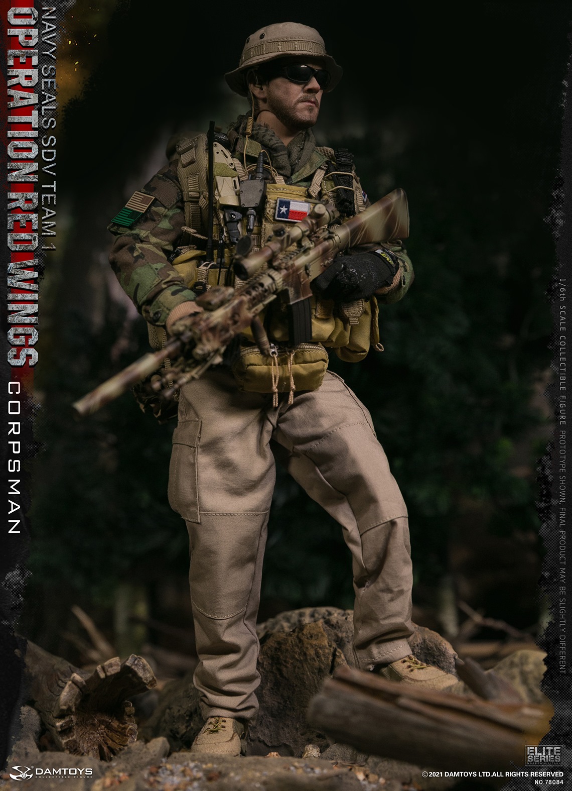 DAMTOYS 78084 1/6 Operation Red Wings: Navy Seals SDV Team 1 - Corpsman