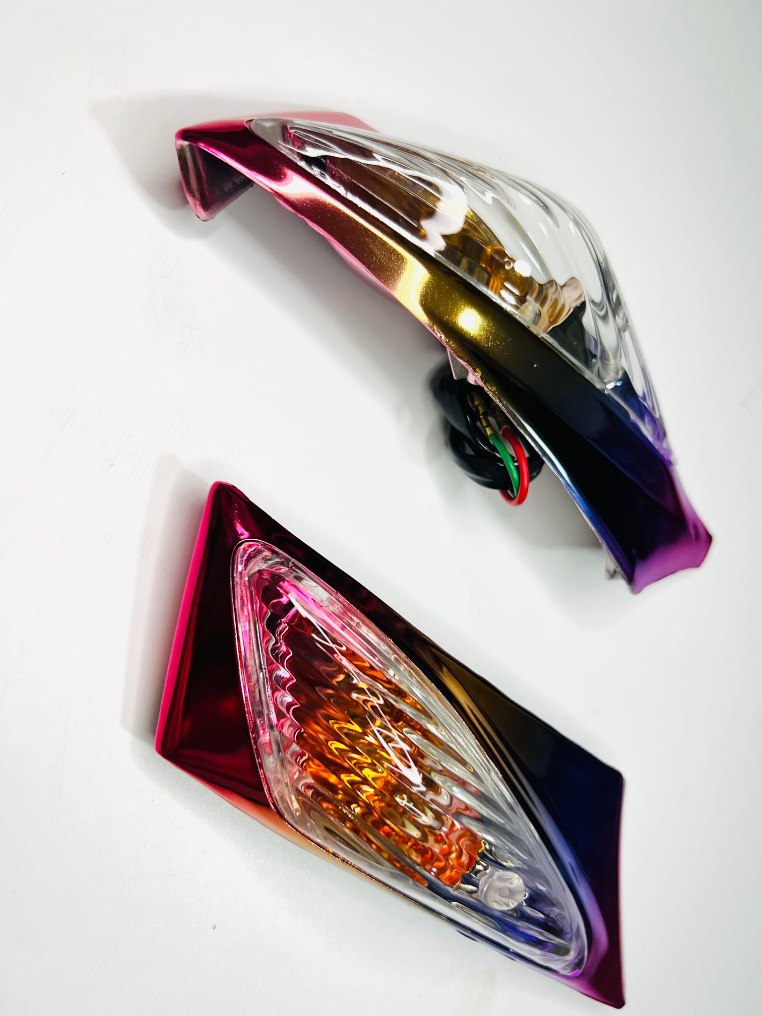 ไฟเลี้ยวหน้าคลิก click อโนไดซ์ สายรุ้ง บ16-บ17