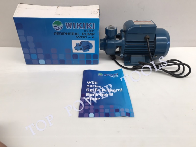 ปั๊มหอยโข่ง หน้าหมู 1"x0.5 HP WIKIKI WDC6