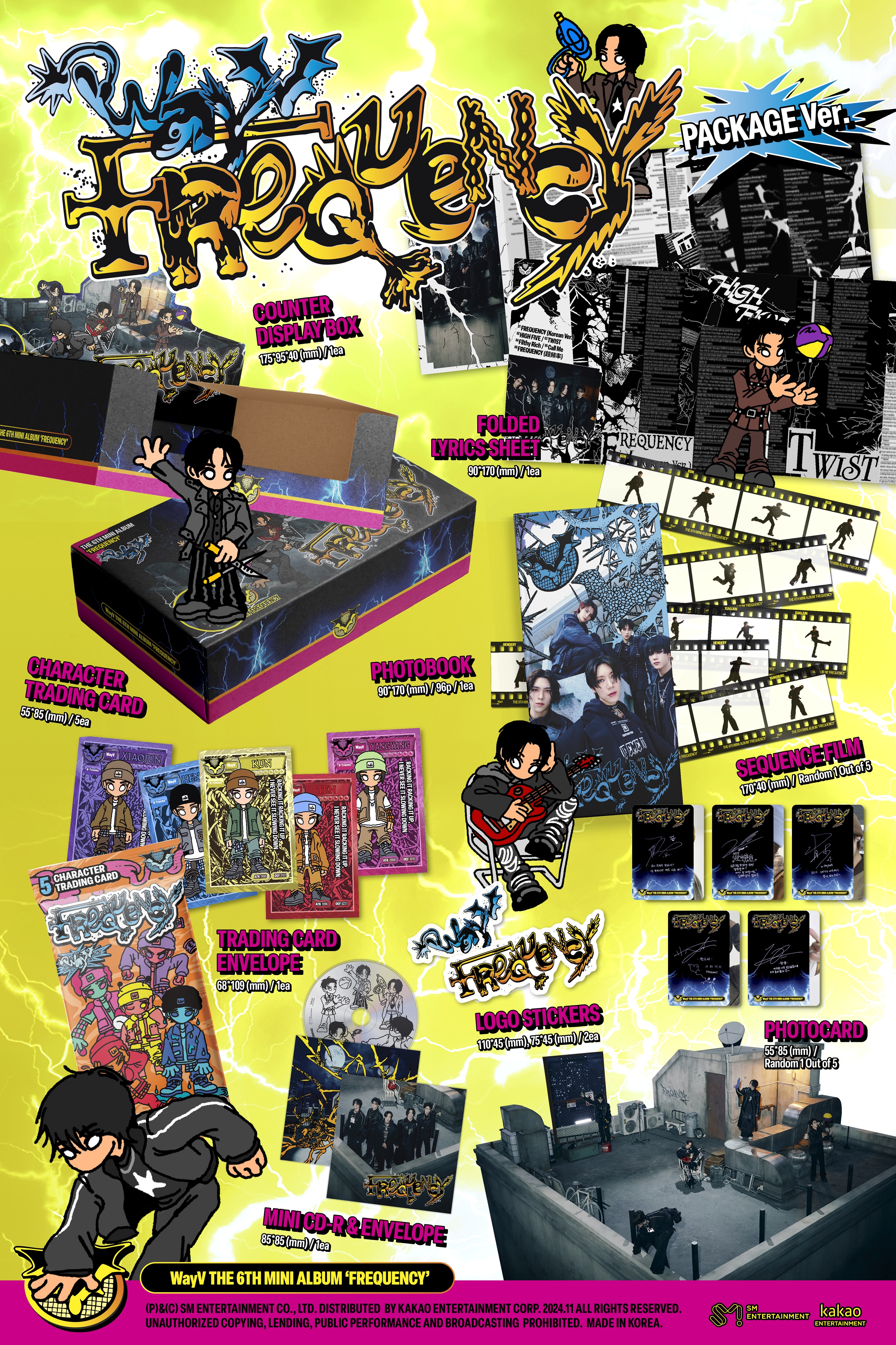 [รับกด+นำเข้าสินค้า] WayV - 6th Mini Album FREQUENCY