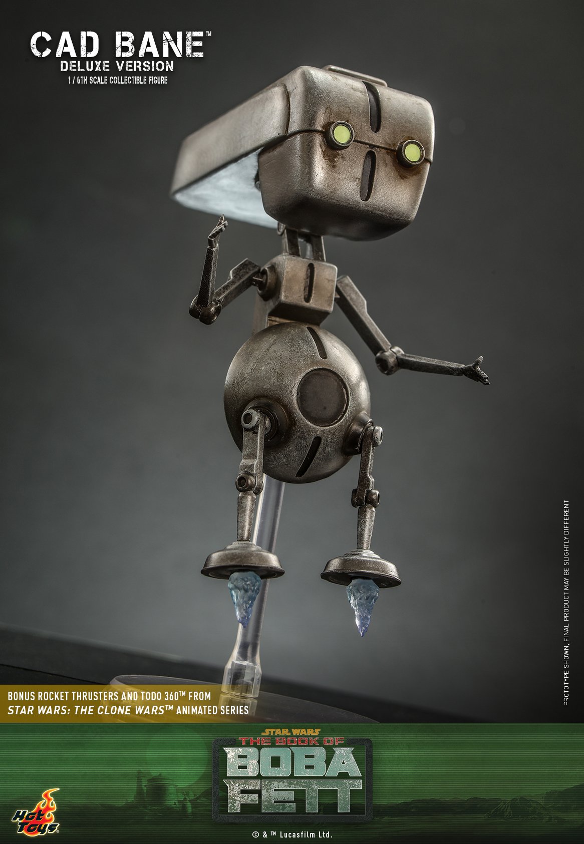 Hot Toys TMS080 1/6 Star Wars: The Book of Boba Fett™ - Cad Bane™ (Deluxe Version)