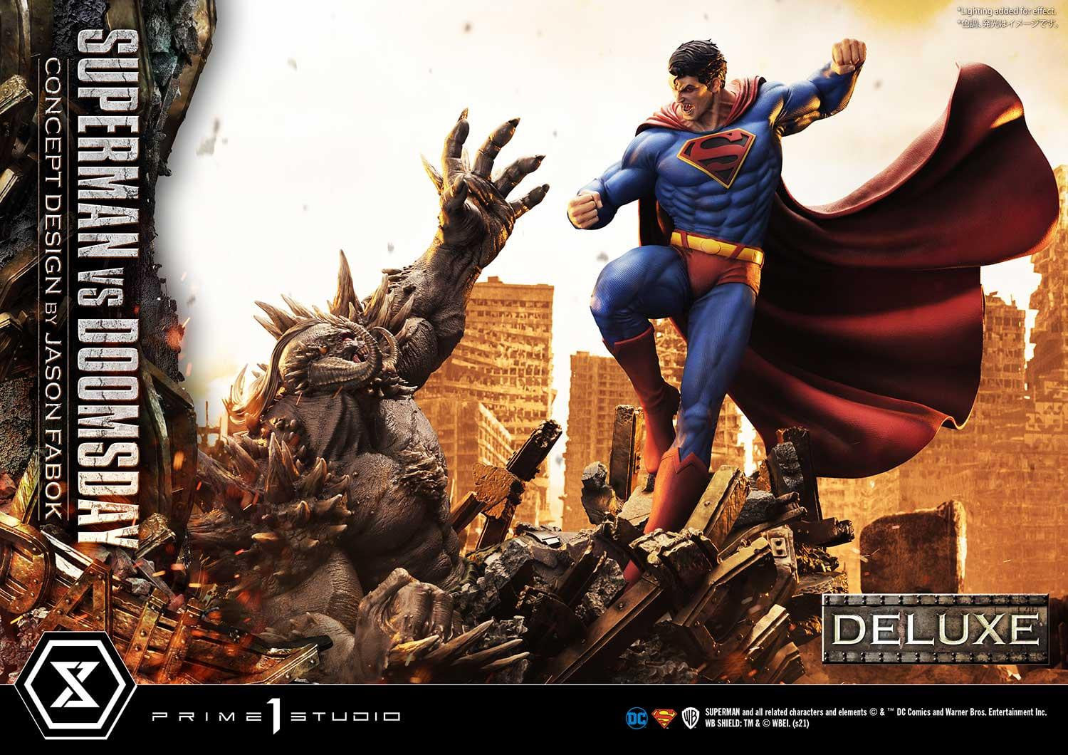 Prime 1 Studio UMMDC-05DXS 1/3 Superman Comics - Superman vs Doomsday [Concept Design by Jason Fabok] (Deluxe Bonus Part)