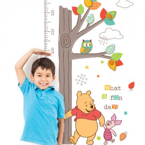 DS-58369 Wall Sticker ลายวัดส่วนสูง POOH /ขนาดแผ่น 50x70 cm