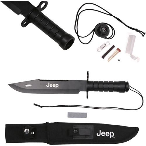 มีดพก มีดเดินป่า มีดใบตาย JEEP Survival Knife ขนาด 15 นิ้ว (38 ซม.)