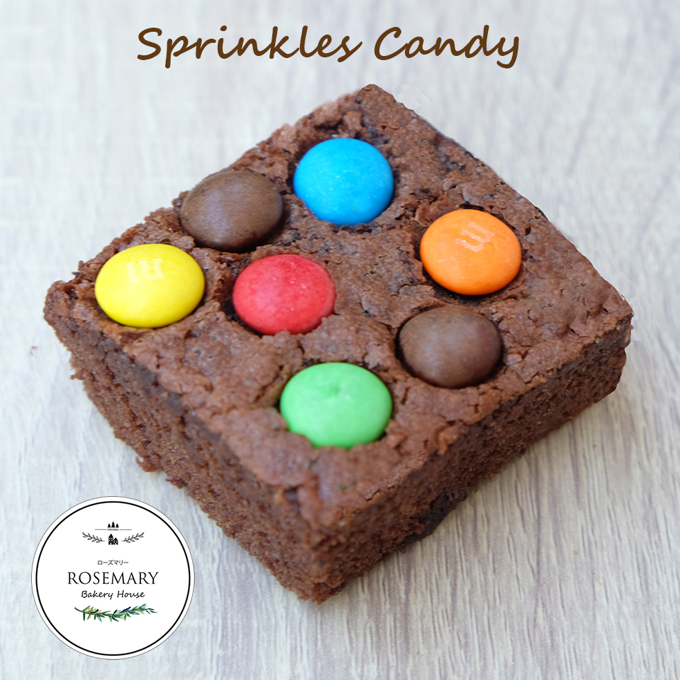 🎅 🎄 Let's Party - FANCY BROWNIES 🎅 🎄 ปาร์ตี้-บราวนี่ส์แฟนซี (4ชิ้น/4Topping) กล่อง 1 ปอนด์ (ขนาดบราวนี่1ชิ้น7*7cm.)