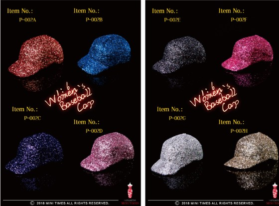 Mini times toys P-002 Sequined gold silk trend cap