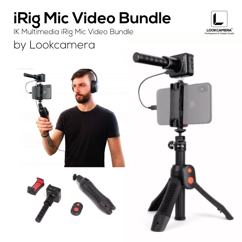 iRig Mic Video Bundle ชุดจับพร้อมไมโครโฟนบันทึกเสียงแบบ Shotgun คุณภาพ