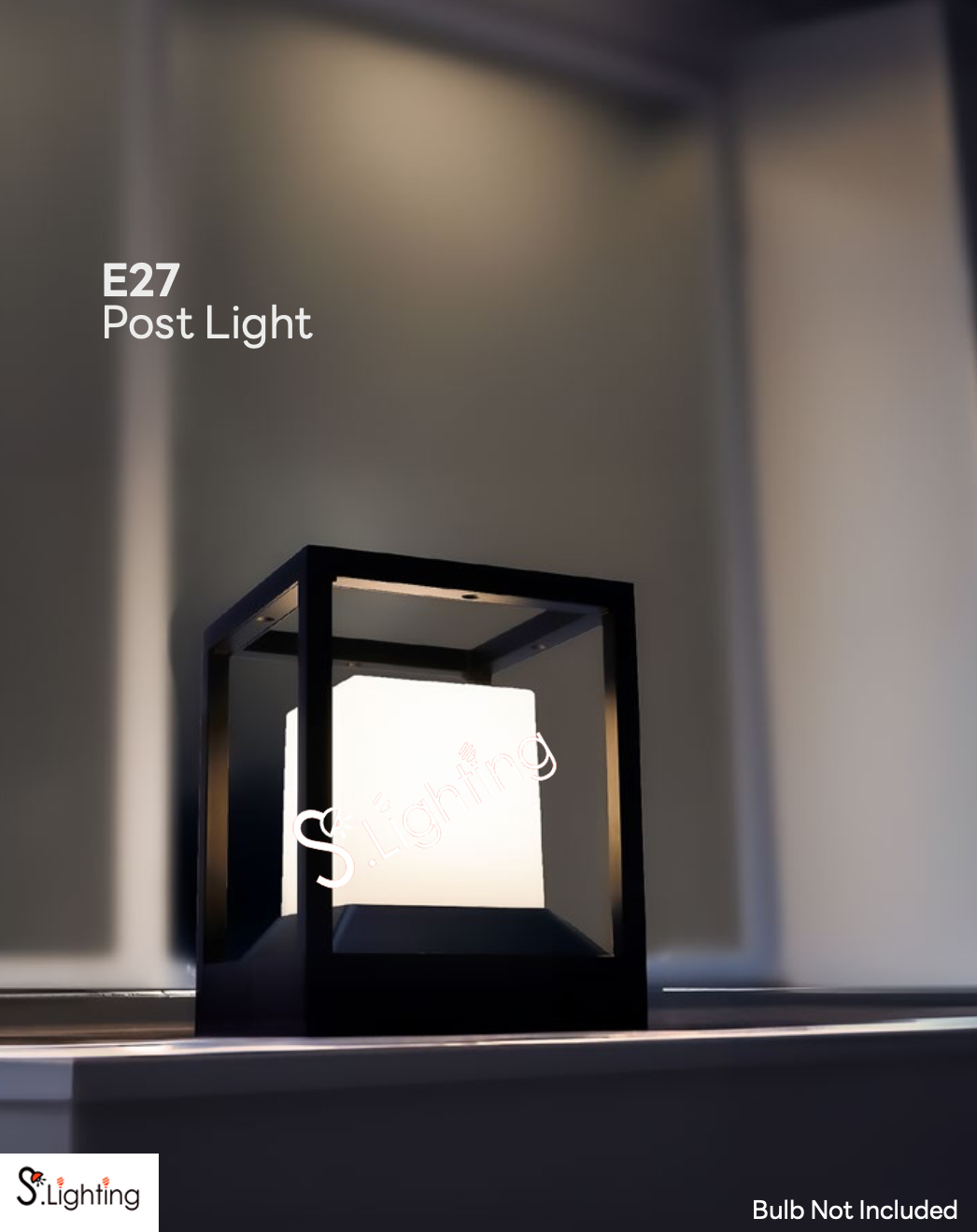 โคมไฟหัวเสา 11-CUBE-22-E27