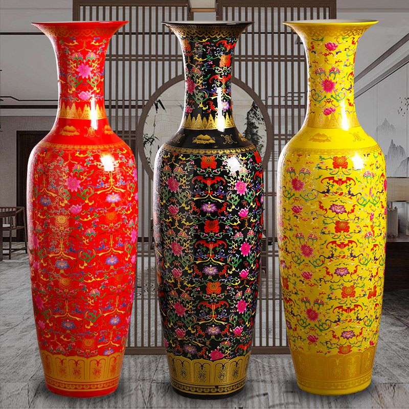 แจกันเซรามิก งานช่างฝีมือชาวจีน จากมณฑลเจียงซี ตั้งวางตกแต่งบ้าน เสริมฮวงจุ้ย