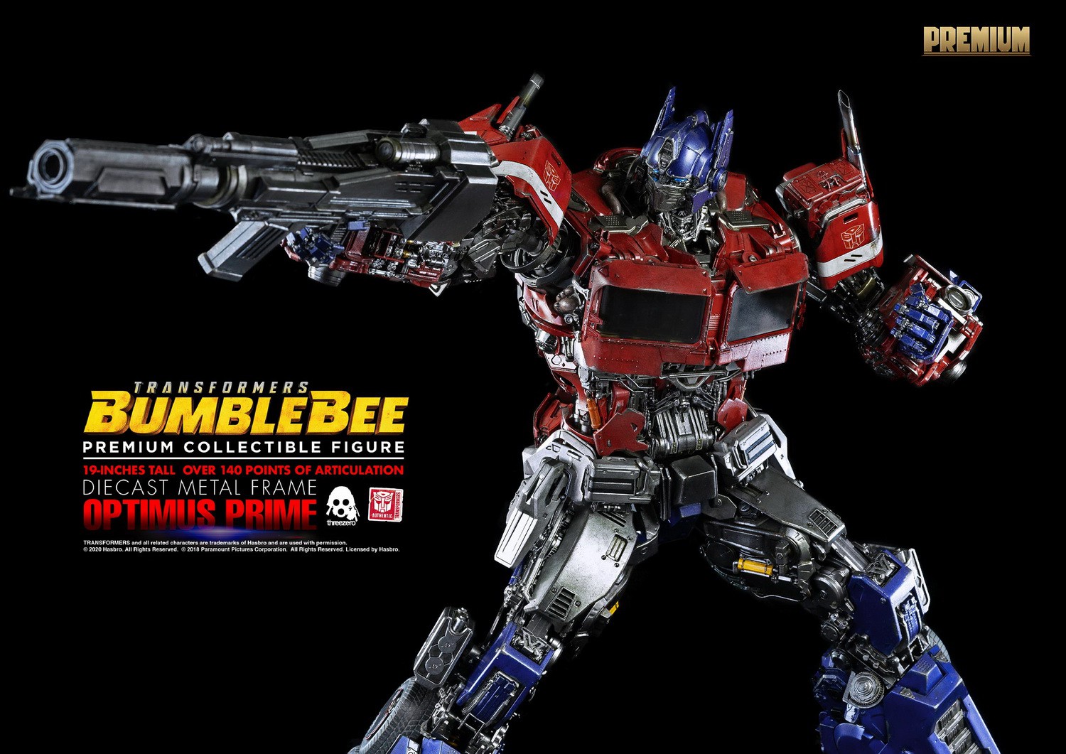 threezero 3Z0162 Transformers: BumbleBee - PREMIUM Optimus Prime