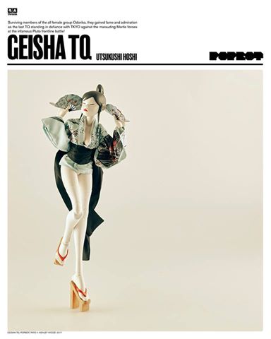 threeA Popbot GEISHA TQ KIBO NO HOSHI (ตัวโชว์ 3 ตัว)