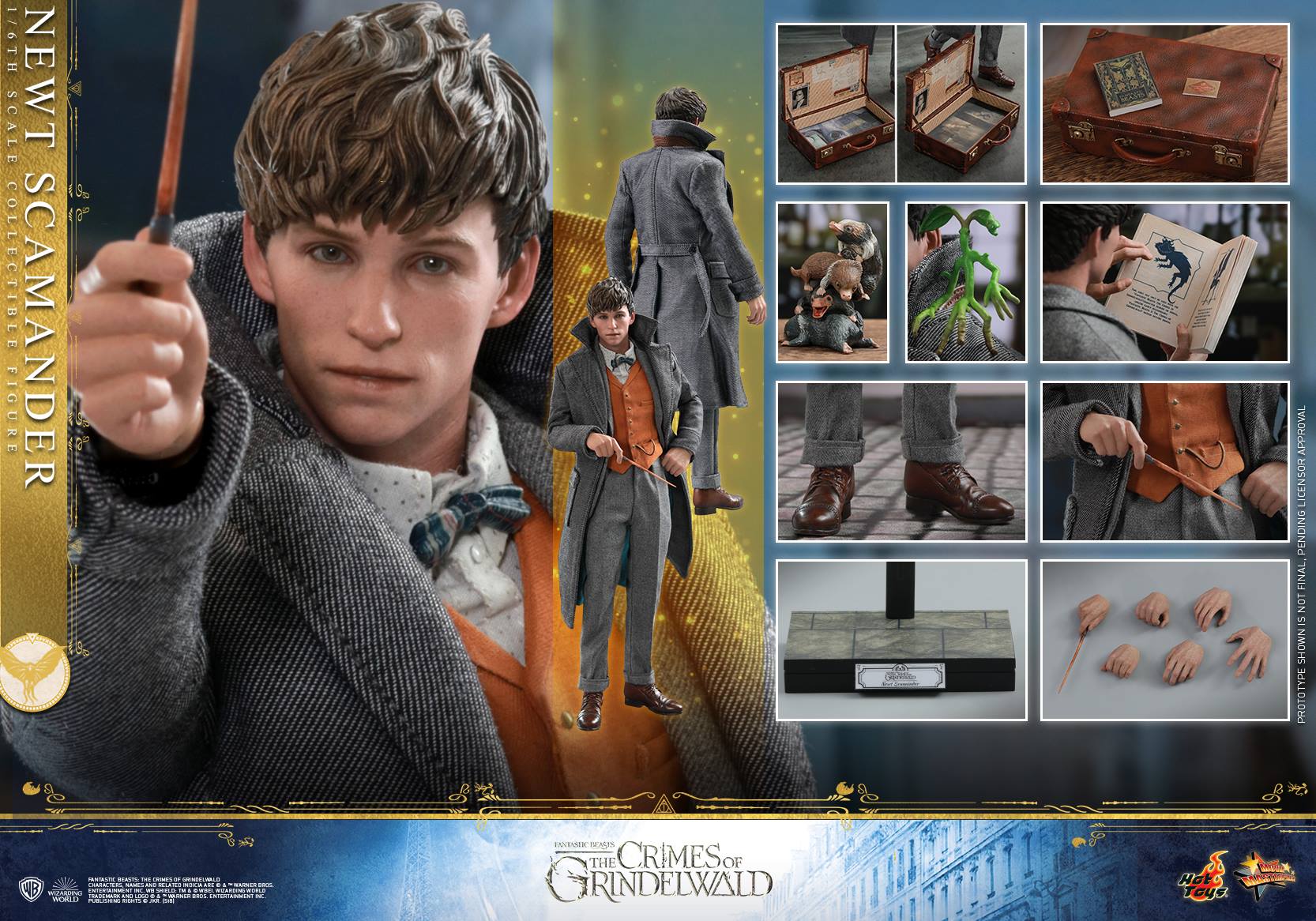 Hot Toys MMS512 FANTASTIC BEASTS:THE CRIMES OF GRINDELWALD-NEWT SCAMANDER