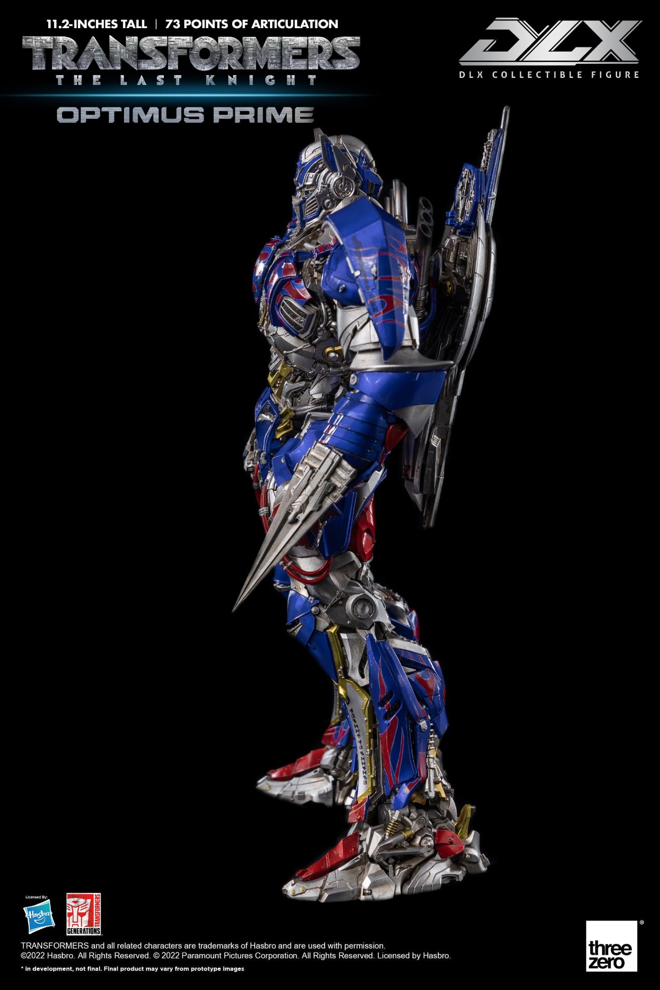 Threezero 3Z04570W0 DLX Transformers: The Last Knight - Optimus Prime