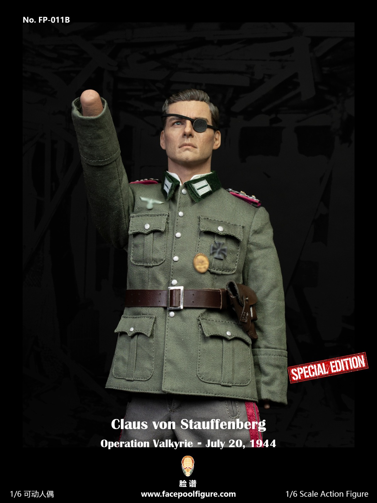 Facepoolfigure FP-011B 1/6 Discover History Series - Operation Valkyrie (Special Edition)