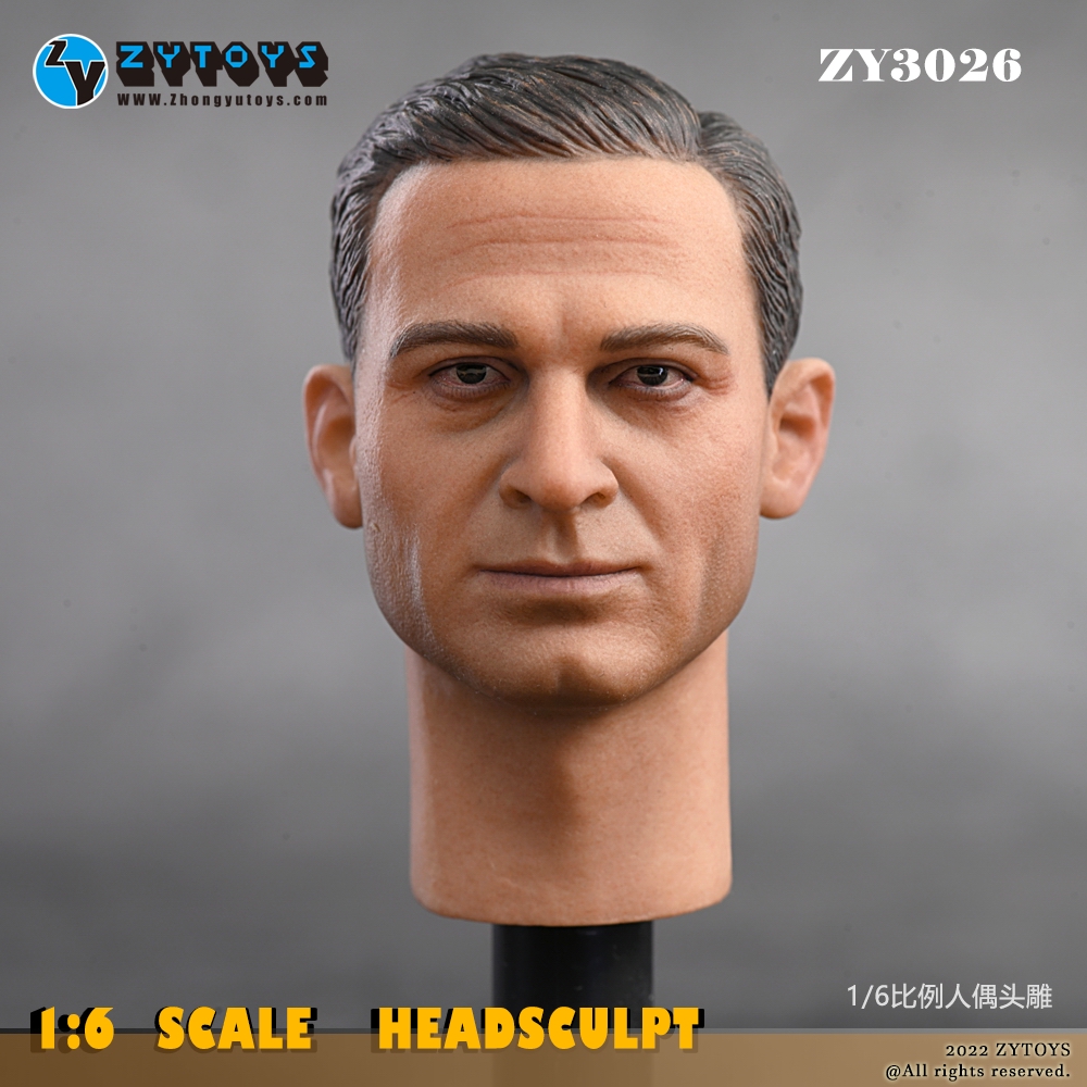ZY TOYS ZY3026 1/6 Male Headsculpt