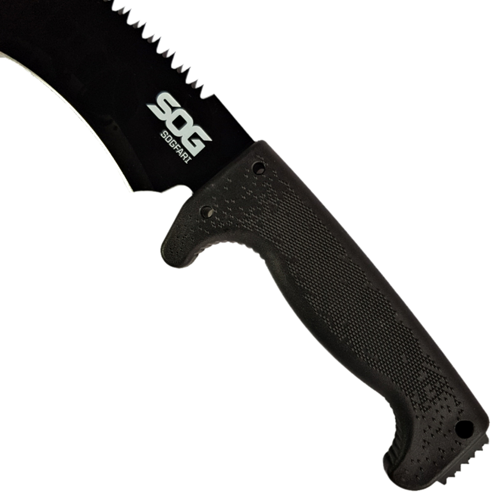 มีดใบตาย มีดกุรข่า SOG Sogfari Kukri Machete ขนาด 18.3 นิ้ว (46.5 ซม.) พร้อมซองผ้าไนล่อนร้อยเข็มขัดสำหรับเก็บมีด