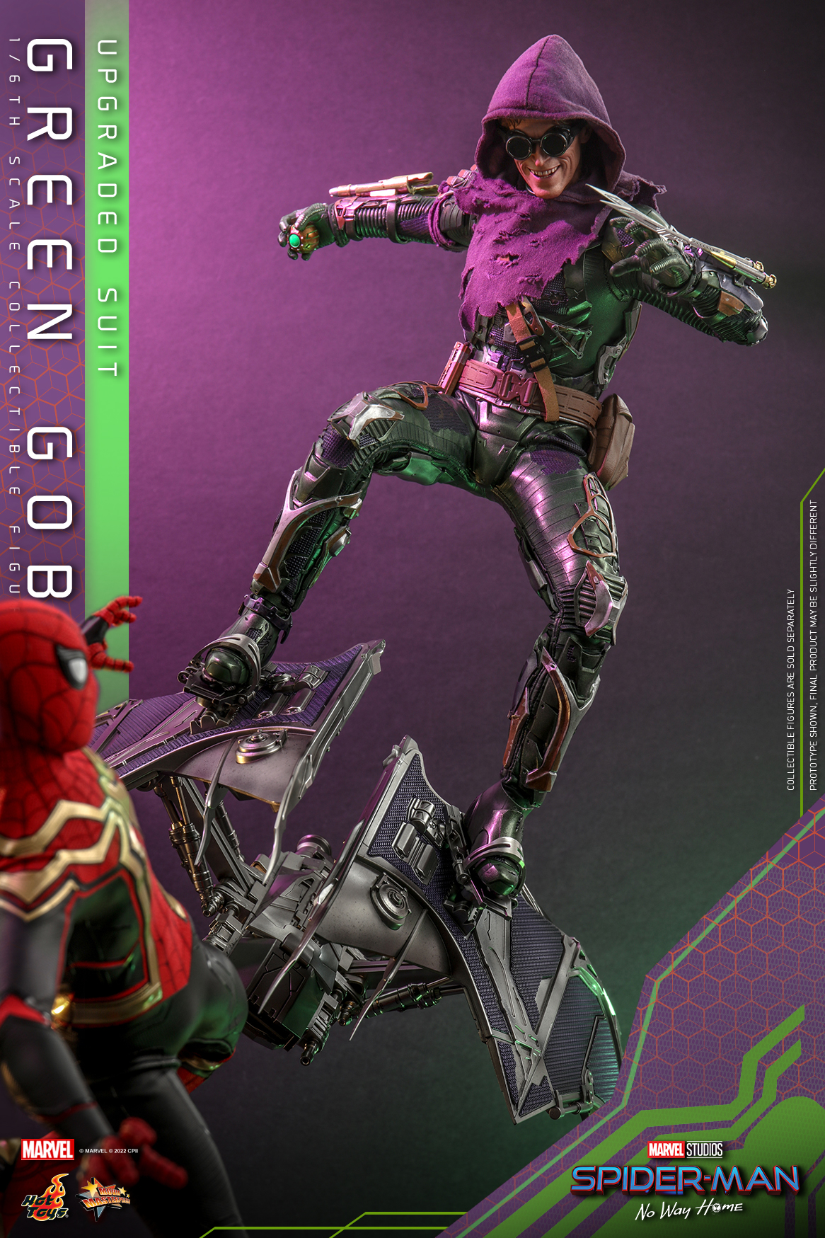 Hot Toys MMS674 1/6 Spider-Man: No Way Home - Green Goblin (Upgraded Suit)