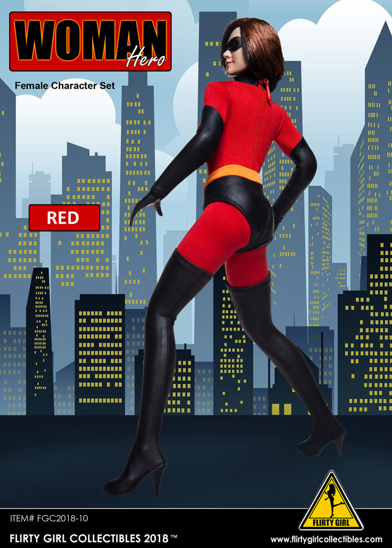 Flirty Girl Collectibles FGC2018-10 / FGC2018-11 / FGC2018-12 Woman Hero - Female Character Set