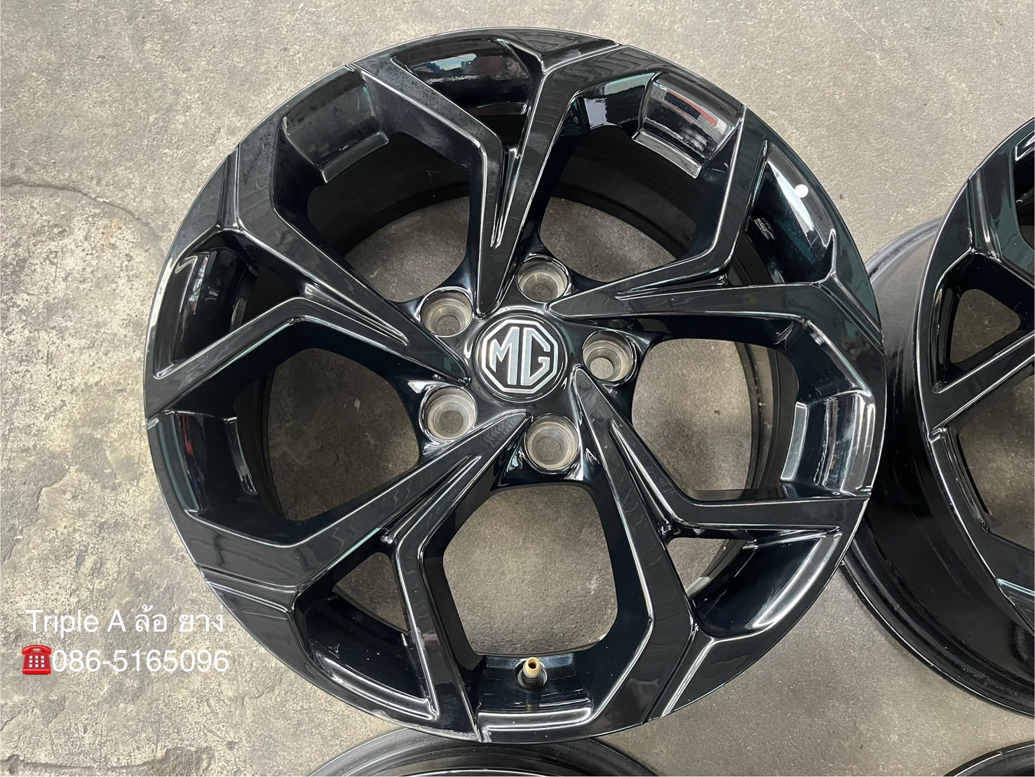 ✨ล้อแม็ก✨5รู112✨MG 5 ขอบ 16 สีดำแท้💯