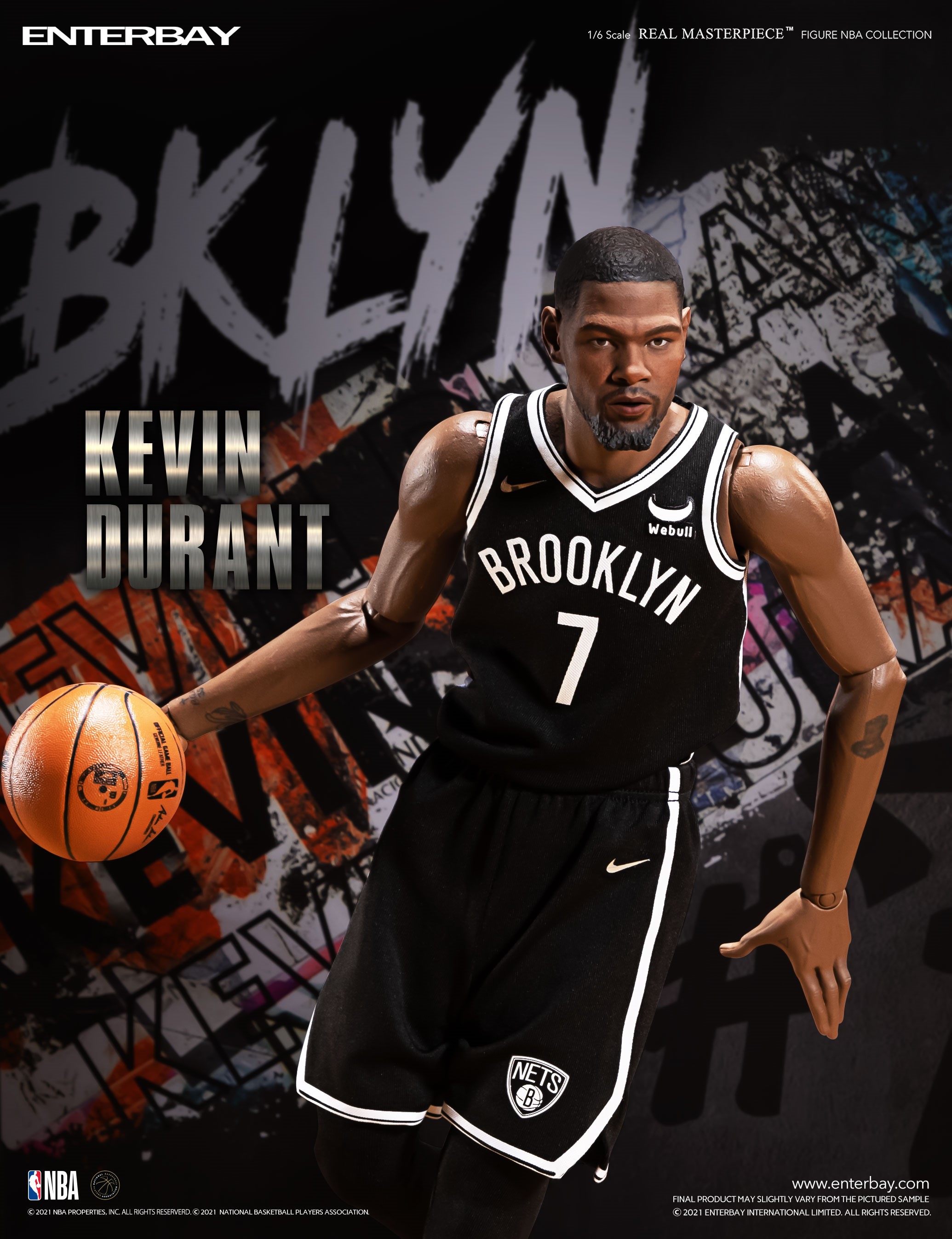 ENTERBAY RM-1087 1/6 Real Masterpiece: NBA - Kevin Durant