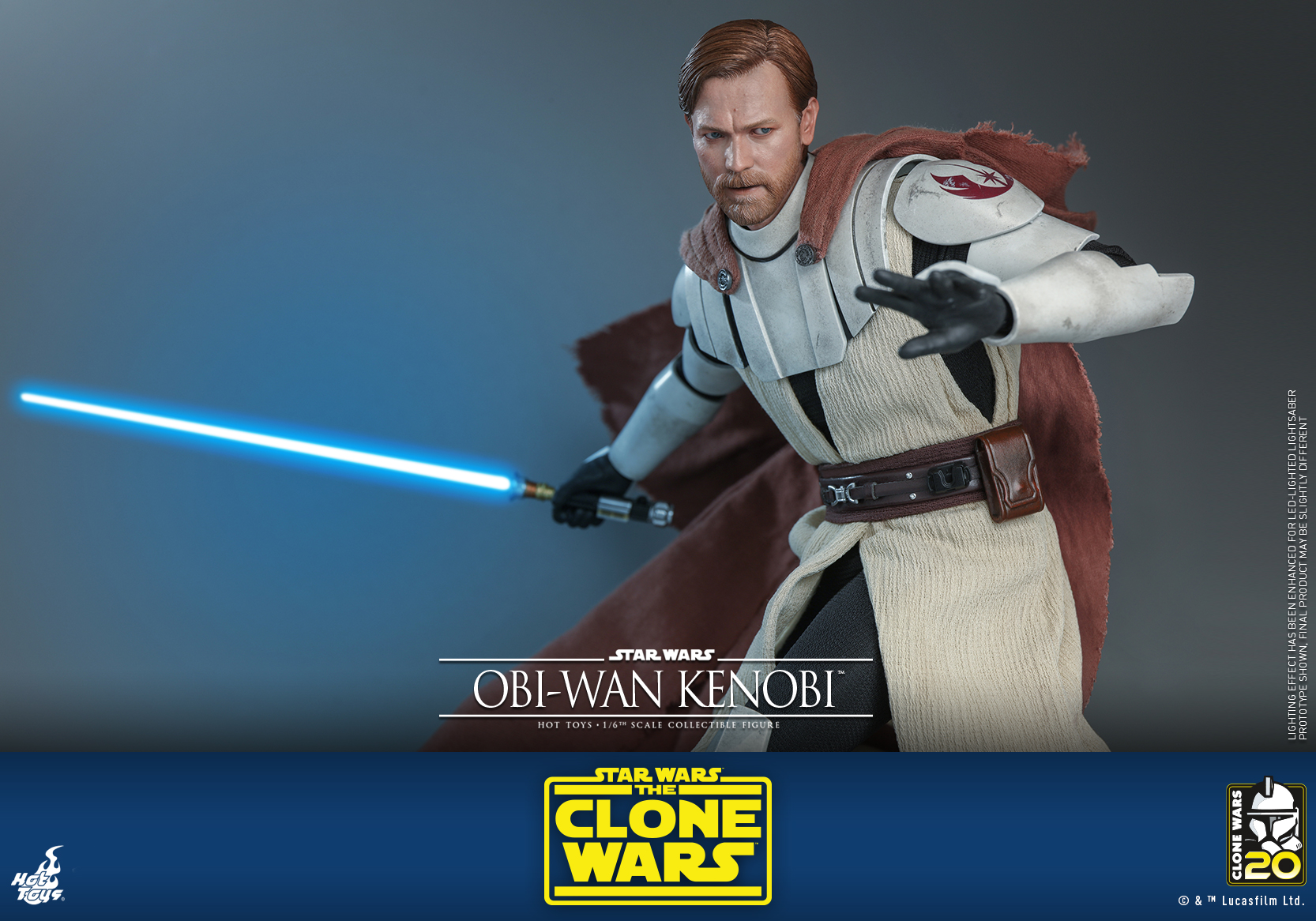 Hot Toys TMS095 1/6 Star Wars: The Clone Wars™ - Obi-Wan Kenobi™