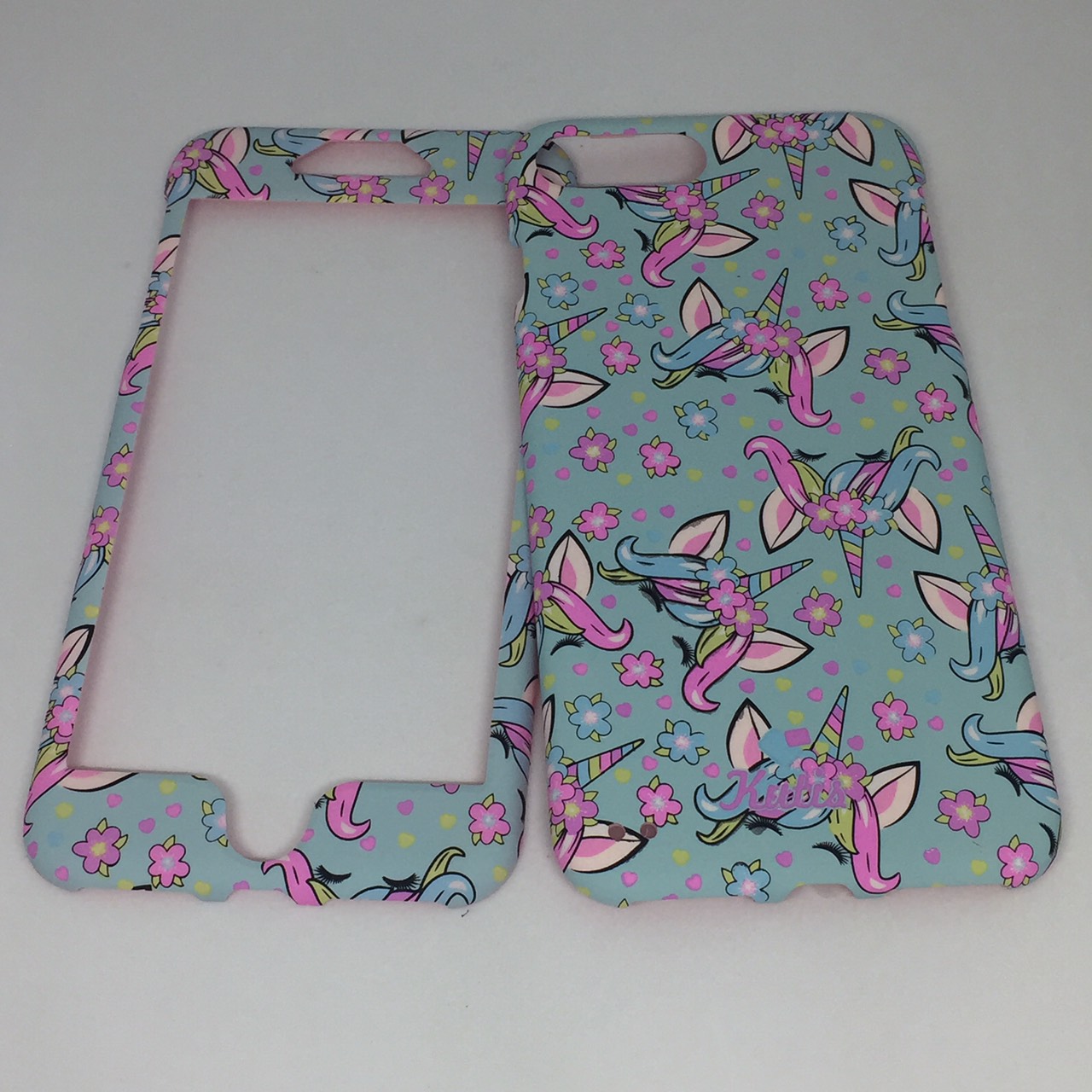 เคสคูทิส(Kutis)เคสไอโฟน7พลัส,8พลัส(ลายยูนิคอร์นแอ็บสีเขียวnew)มาใหม่ เคสประกบหน้า-หลัง เคสเรืองแสง เคสลายวินเทจ ร้านSuperhero Klongthom